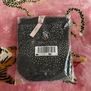 NWT VS Very Sexy Sparkle Crystal Sheer Bralette & Maxi Skirt Set